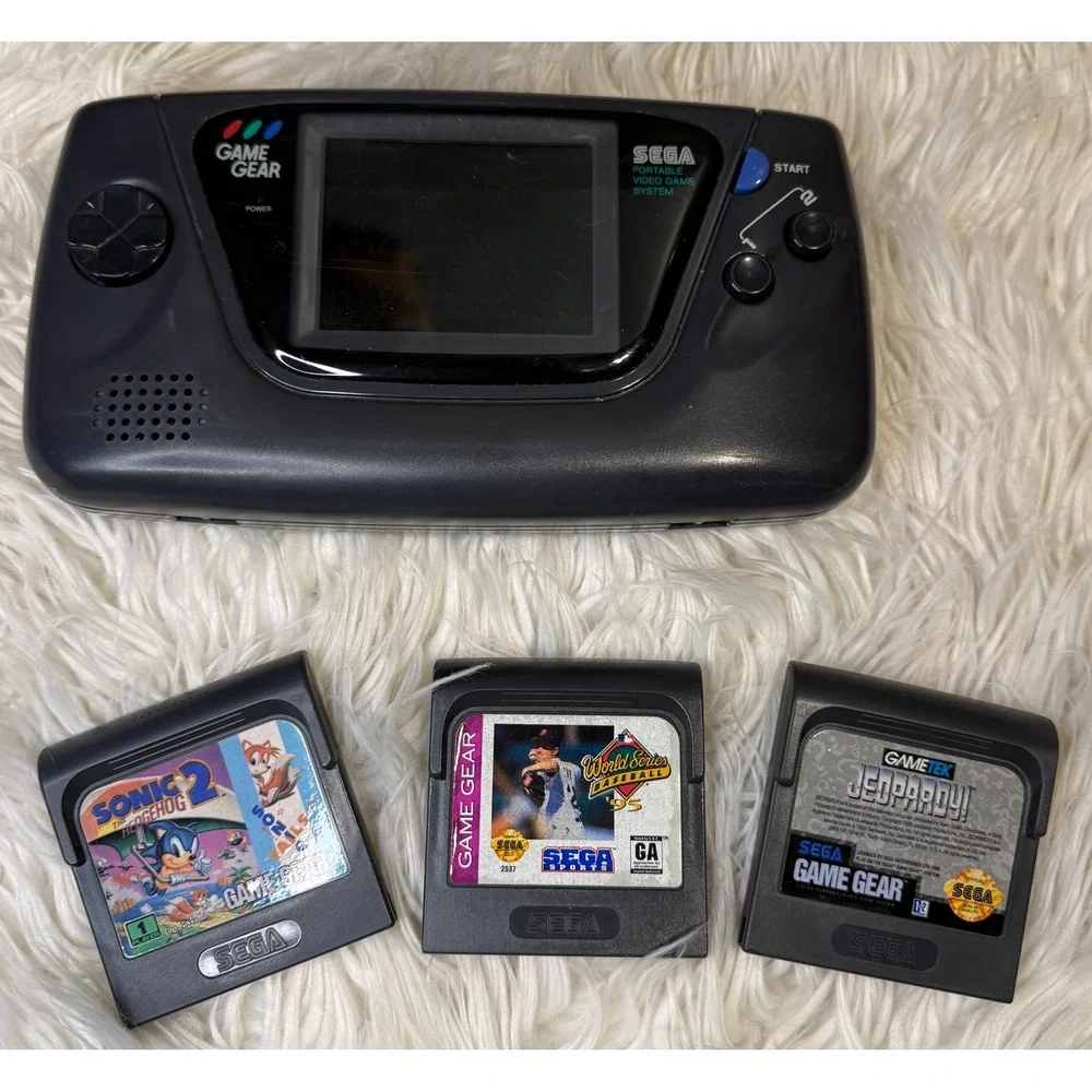 Sega Game Gear Bundle 3 Games Nintendo Switch White Joy-Con VR Remote Lot